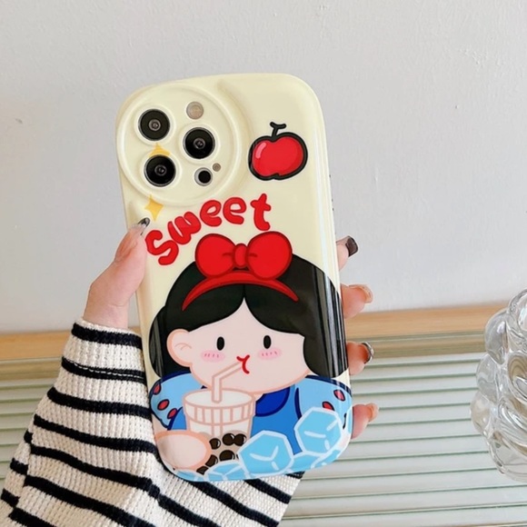Snow White princess iPhone 12 case cover protector silicone Apple cartoon new - Picture 1 of 5